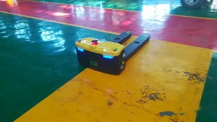 Navigazione magnetica laser Strumento automatico per la movimentazione dei materiali Camion Carrello elevatore Trattore Agv