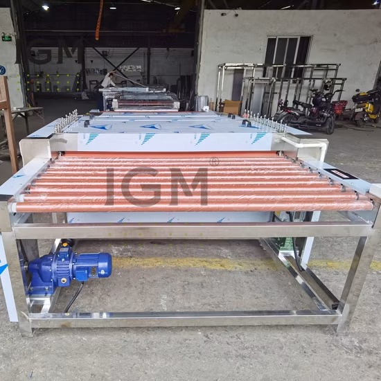 Macchinari per la pulizia e l'asciugatura del vetro orizzontale Lavavetri Attrezzatura Lavatrice per vetro